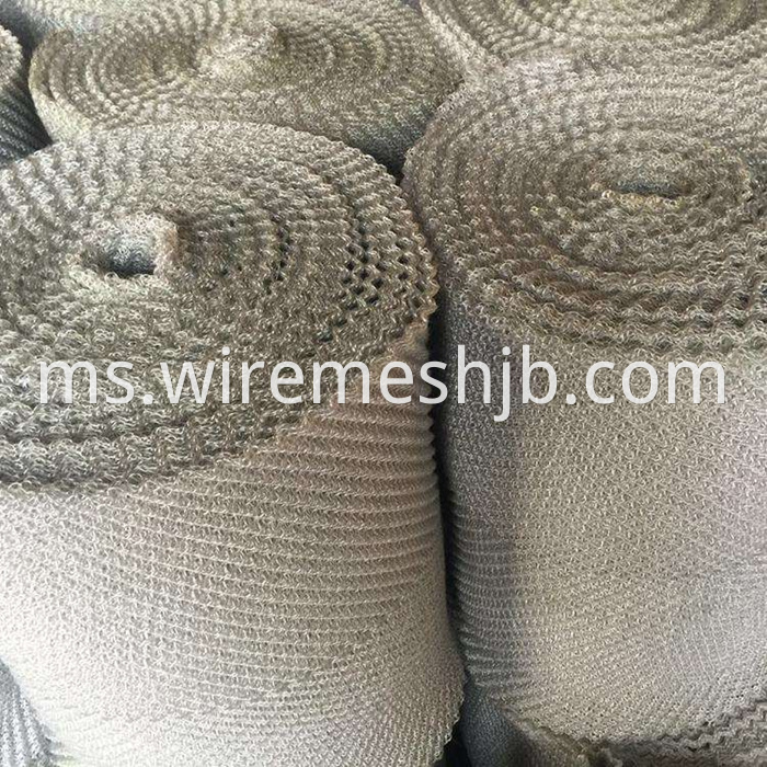 Gas Liquid Filter mesh Knitted Wire Mesh 